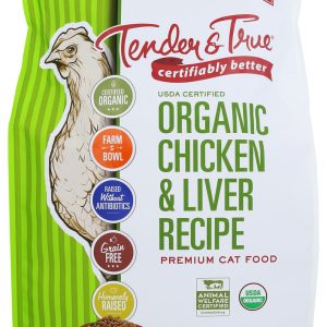 TENDER AND TRUE: Kibble Chicken Liver Cat, 7 lb