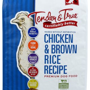 TENDER AND TRUE: Kibble Dog Chkn Brwn Rice, 11 lb
