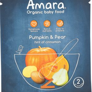 AMARA: Pumpkin And Pear Organic Baby Food, 1 ea
