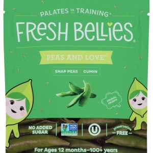 FRESH BELLIES: Snack Toddler Snap Peas, 0.75 oz