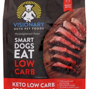 VISIONARY PET FOODS: Beef Keto Low Carb Food For Dogs, 3.5 lb