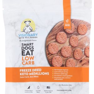 VISIONARY PET FOODS: Freeze Dried Chicken Keto Medallions, 3.5 oz