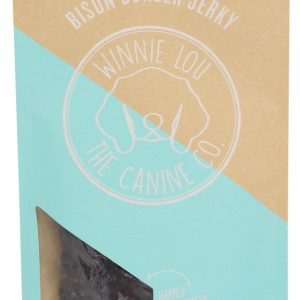 WINNI LOU- THE CANINE CO: Jerky Bison Burger, 2.5 OZ
