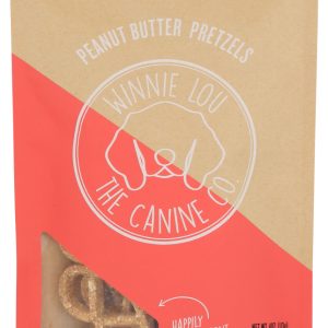 WINNI LOU- THE CANINE CO: Pretzels Peanut Butter, 4 OZ