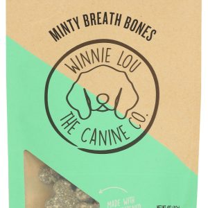 WINNI LOU- THE CANINE CO: Breath Bones Minty, 4 OZ