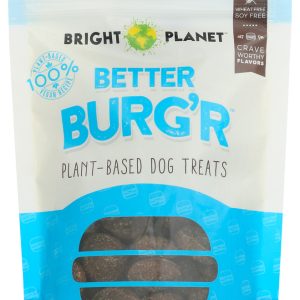 BRIGHT PLANET: Better Burgr Plant Based Dog Treats, 6 oz