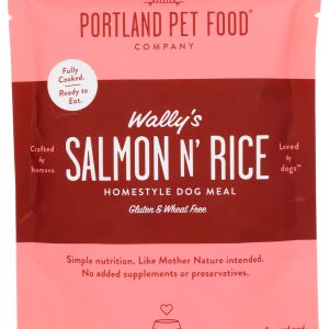 PORTLAND PET FOOD COMPANY: Salmon Rice Dog Meal, 9 oz