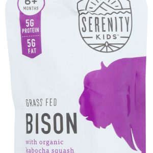 SERENITY KIDS: Toddler Bison Kabocha Squash Pumpkin, 3.5 oz
