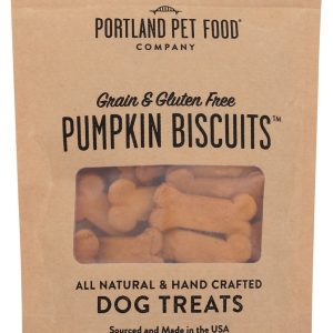 PORTLAND PET FOOD COMPANY: Pumpkin Biscuit Dog Treats, 5 oz