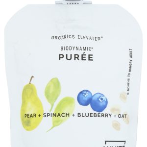 WHITE LEAF PROVISIONS: Baby Food Pear Spn Bb Ot, 90 gm
