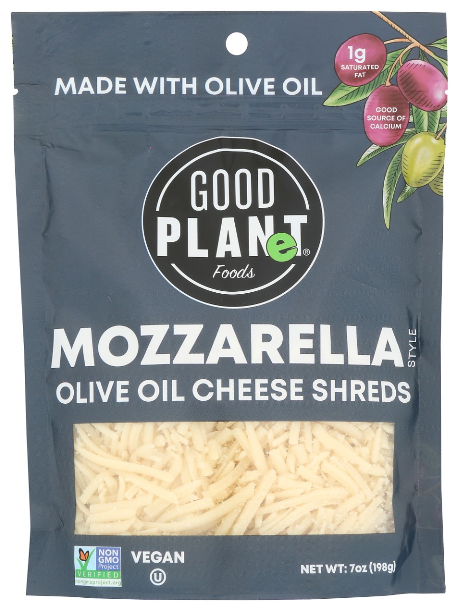 GOOD PLANET FOODS: Cheese Mzzrll Olvol Shrd, 7 oz
