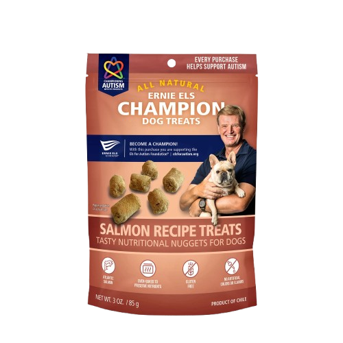 ERNIE ELS: Salmon Dog Treats, 3 oz