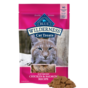 BLUE BUFFALO: Chicken and Salmon Cat Treats, 2 oz