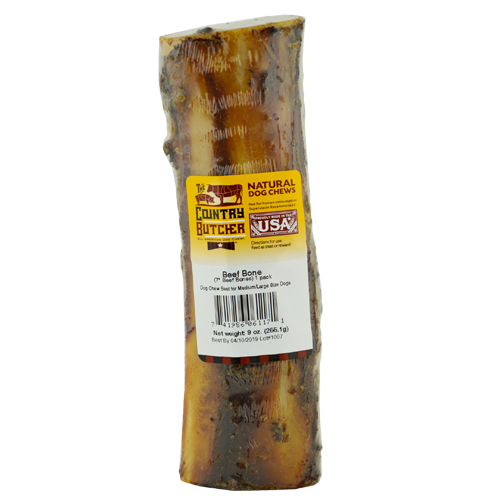 THE COUNTRY BUTCHER: Beef Center Bone 7In Dog Treats, 1 ea
