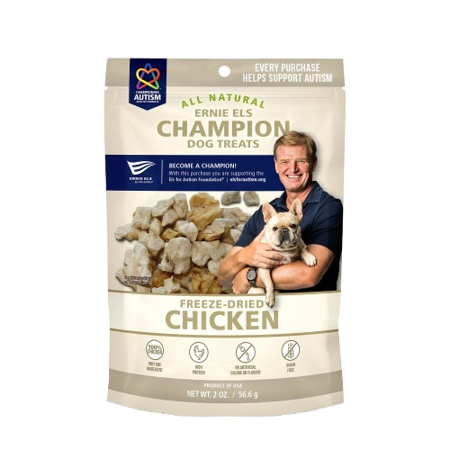 ERNIE ELS: Freeze Dried Chicken Breast Dog Treats, 2 oz