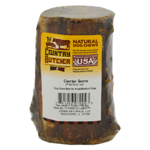THE COUNTRY BUTCHER: Beef Center Bone 4In Dog Treats, 1 ea