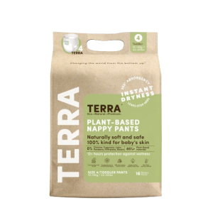 TERRA ORGANICS: Size 4 Training Pants Toddler, 16 ea