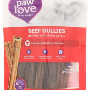 PAW LOVE: PW 6In Gullet Stick Dog Treat, 12 pc