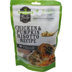 BETSY FARMS: Chicken Pumpkin Risotto Recipe Dog Treat, 8 oz