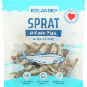 ICELANDIC PLUS: Sprat Whole Fish Dog Treats, 2 oz