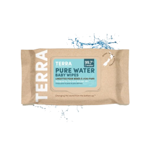 TERRA ORGANICS: Bamboo Baby Wipes Pure NZ Water, 70 ea