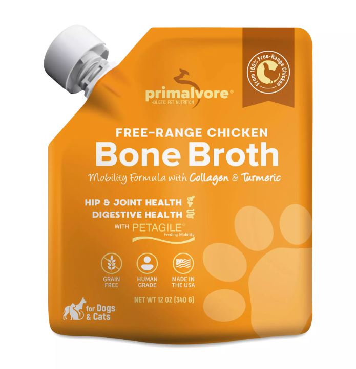 PRIMALVORE: Free Range Chicken Bone Broth, 12 oz