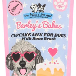 THE BEAR & THE RAT COOL TREATS FOR DOGS: Barleys Bakes Bone Broth Flavor Dog Treat, 7.5 oz