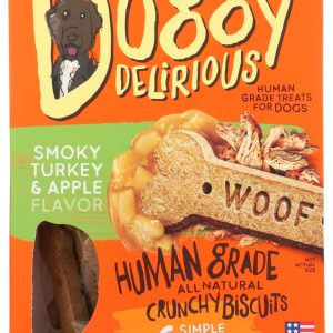 DOGGY DELIRIOUS: Smoky Turkey And Apple Bones, 16 oz