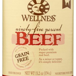 WELLNESS: Complete Health 95 Percent Beef Dog Food, 13.2 oz