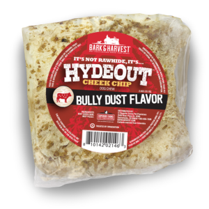 BARK AND HARVEST: Cheek Chips Bully Dust Flavor, 1.06 oz