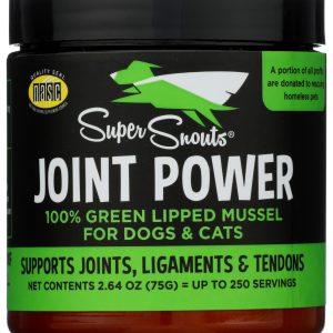 SUPER SNOUTS: Joint Power Pet Supplement, 2.64 oz