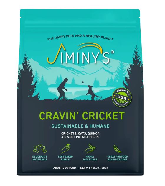 JIMINYS: Cravin Cricket Dog Food, 10 lb