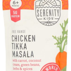 SERENITY KIDS: Chicken Tikka Masala Baby Food Pouch, 3.5 oz