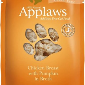 APPLAWS: Cat Food Pouch Chicken Pumpkin, 2.47 oz