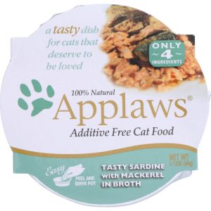 APPLAWS: Tasty Sardine With Mackerel in Broth, 2.12 oz