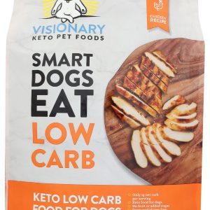 VISIONARY PET FOODS: Chicken Keto Low Carb Food For Dogs, 18 lb