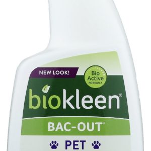 BIOKLEEN: Lavender Lime Bac-Out Pet Stain & Odor Remover Foaming Spray, 32 fo