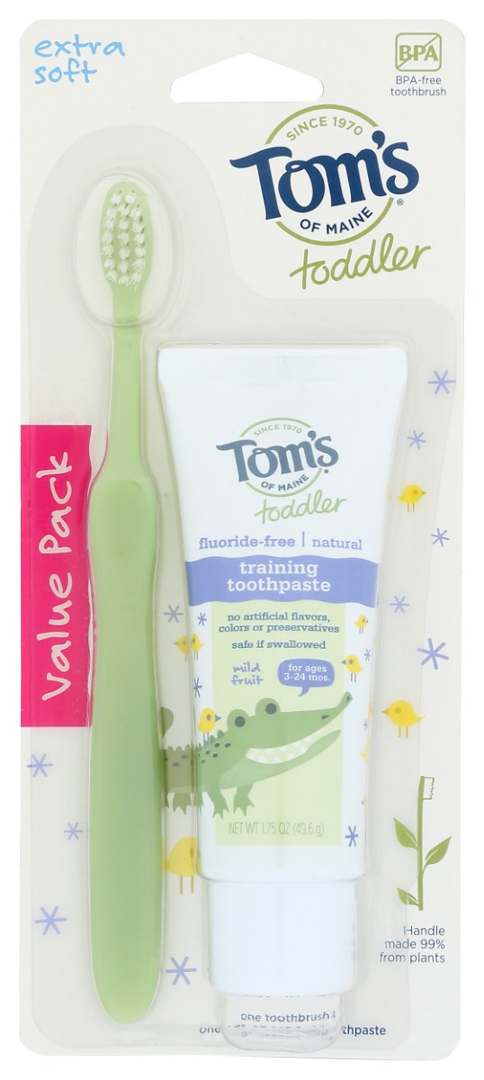 TOMS OF MAINE: Toothpaste Toddler Combo Pack, 1.75 oz