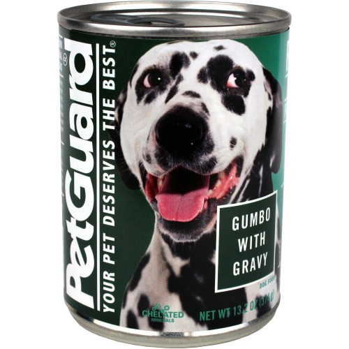 PETGUARD: Gumbo with Gravy Canned Dog Food, 13.2 oz
