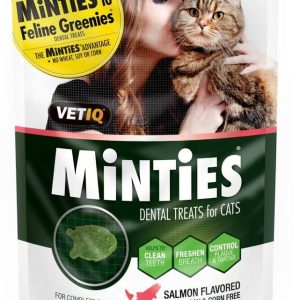 VETIQ: Salmon Minties Dental Cat Treats, 2.5 oz