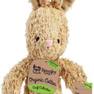 SPUNKY PUP: Organic Cotton Small Bunny Dog Toy, 1 ea