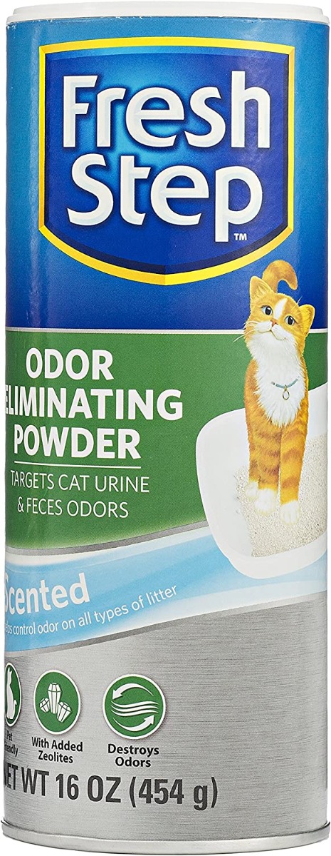 FRESH STEP: Cat Litter Box Odor Eliminating Powder, 16 oz