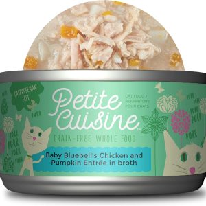 PETITE CUISINE: Baby Bluebell’s Chicken & Pumpkin Cat Food, 2.8 oz