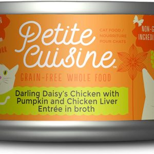 PETITE CUISINE: Darling Daisy’s Chicken with Pumpkin & Chicken Liver Cat Food, 2.8 oz