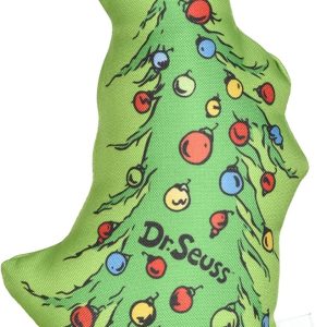 DR. SEUSS GRINCH: Grinch Christmas Tree Squeaker Dog Toy, 1 pc
