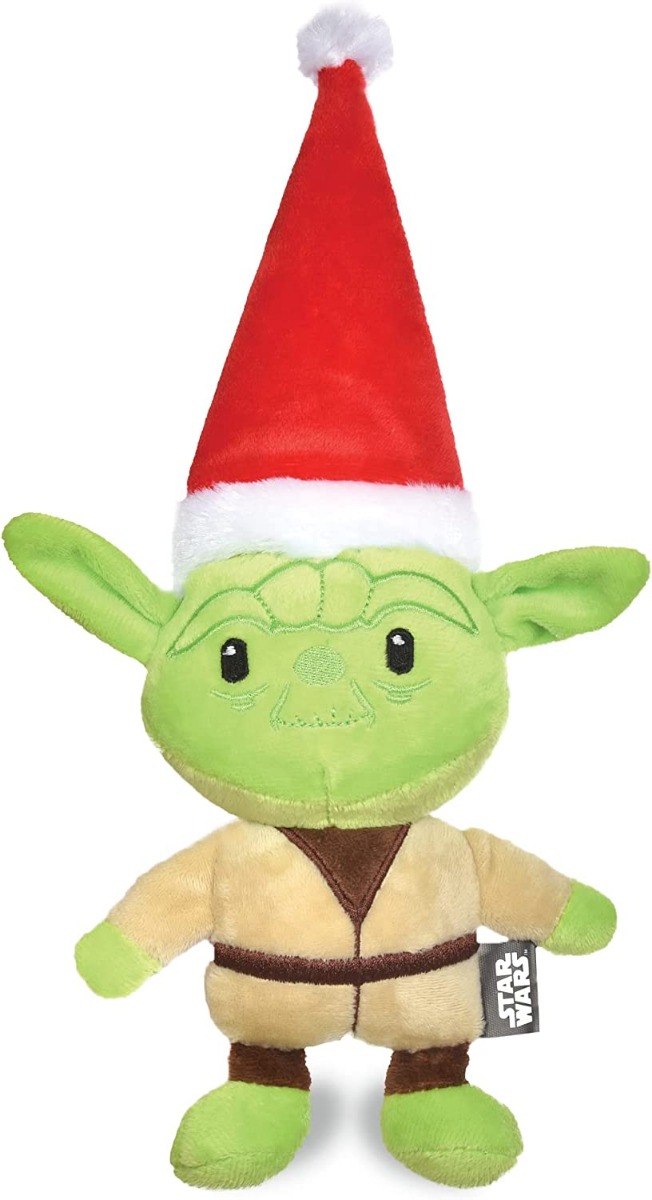 STAR WARS: Santa Yoda Dog Toy, 1 pk