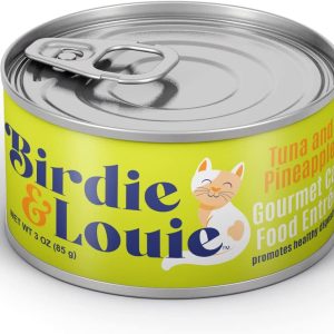 BIRDIE & LOUIE: Tuna and Pineapple Wet Cat Food Gourmet Entrees, 3 oz