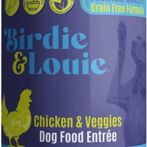 BIRDIE & LOUIE: Wet Dog Food Real Chicken and Veggies, 13 oz