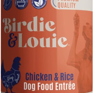 BIRDIE & LOUIE: Wet Dog Food Real Chicken and Rice, 13 oz