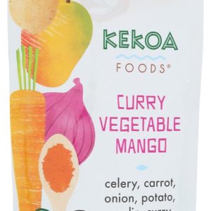 KEKOA: Curry Vegetable Mango Squeeze Pouch, 3.5 oz